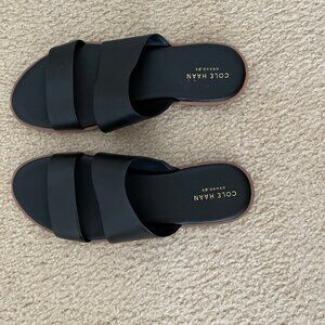 Cole Haan Black Modern Slide Sandals